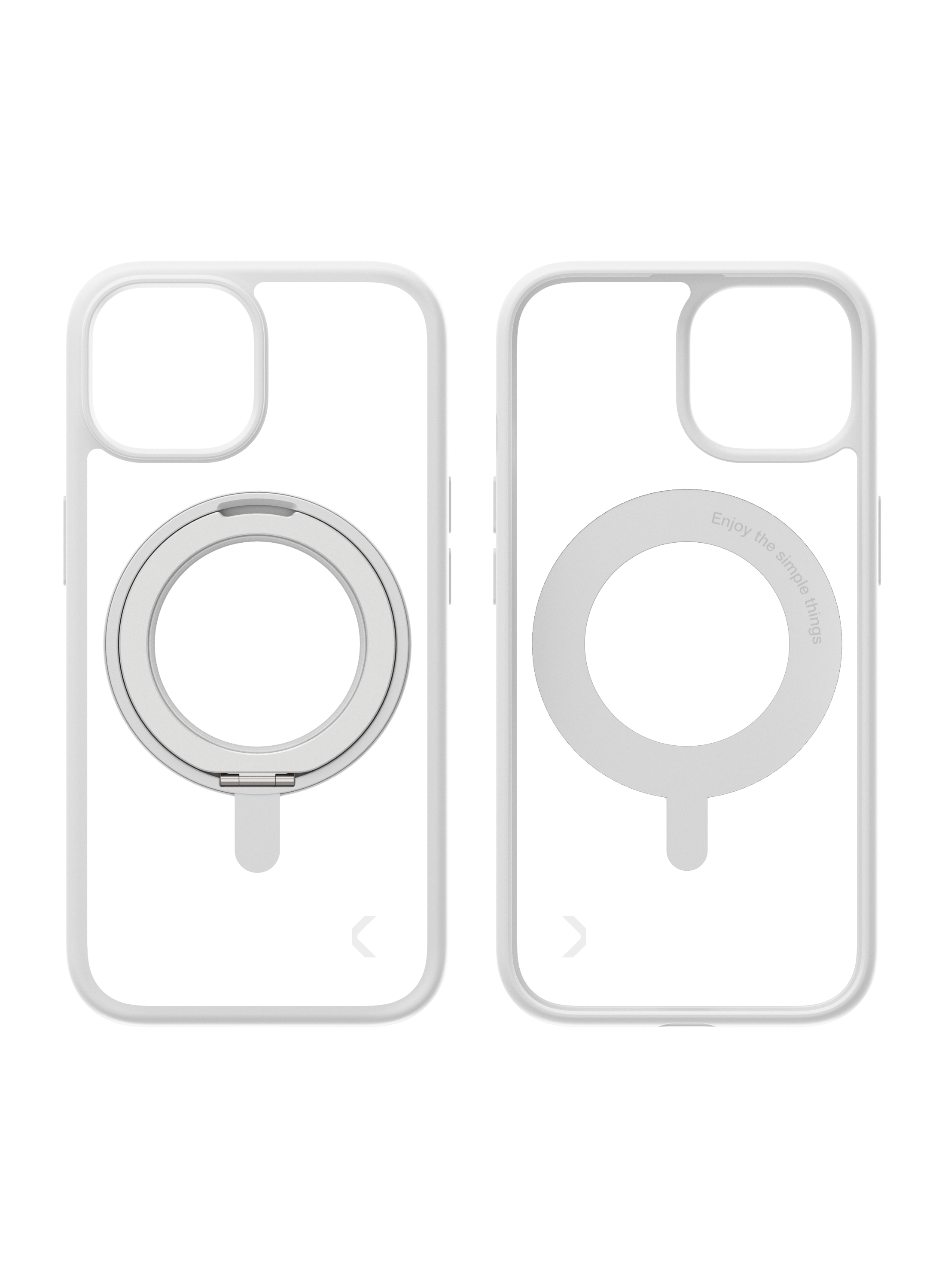 CLEMM RING for iPhone - White