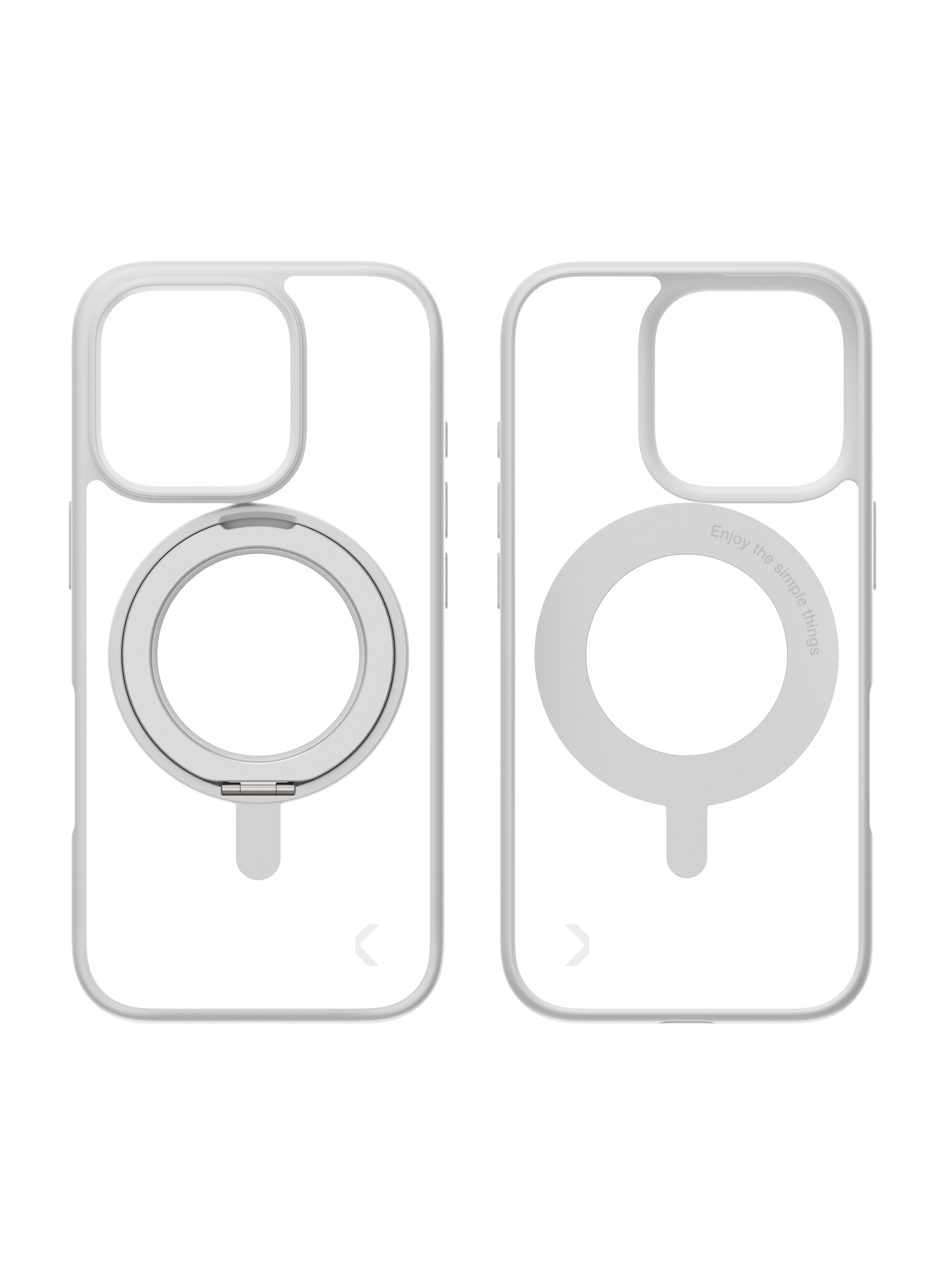 CLEMM RING for iPhone - White
