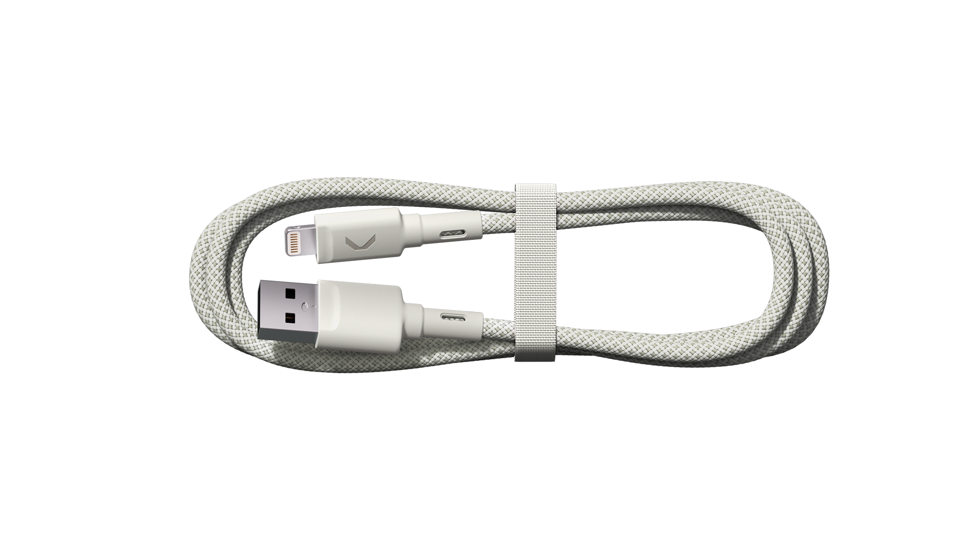 CLEMM CHAIN USB-A to Lightning - Light-Gray
